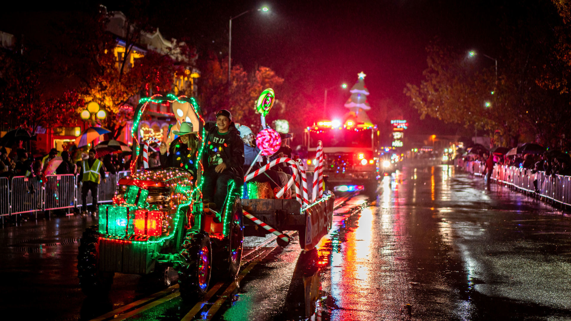 Calistoga Lighted Tractor Parade 2019